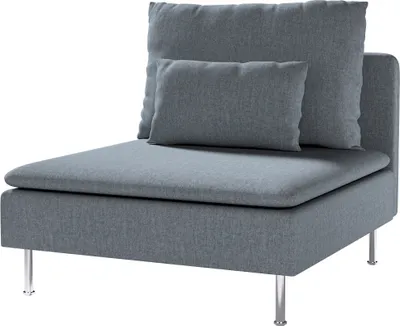 Produktbild von Dekoria Bezug für Söderhamn Sitzelement 1, grau, Bezug für Sitzelement 1