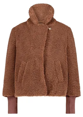 Produktbild von Betty Barclay Jacke PlUEsch Dark Coffee 44