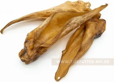 Produktbild von WTS Hundesnack - Rinderohren mit Muschel in XL - 10 Stück
