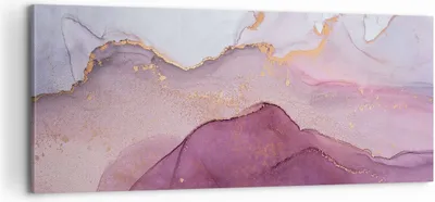 Produktbild von Bild auf Leinwand - Leinwandbild - Einteilig - Marmor Pink Violett - 100x40cm - Wand Bild - Wanddeko - Wandbilder - Leinwanddruck - Bilder - Wanddekoration - Leinwand bilder - Wandbild - AB100x40-4668