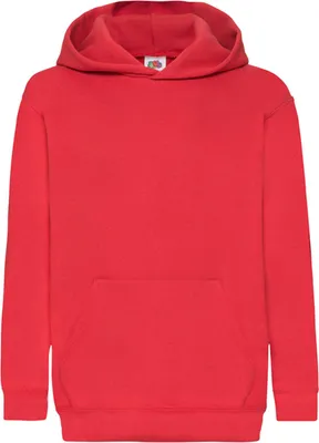 Produktbild von Fruit of the Loom - Kapuzenpullover für Kinder FK3076 (164-170) (Rot)
