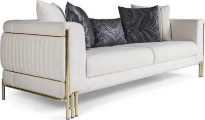 Immagine prodotto di Divano imbottito a tre posti Lounge Divano a tre posti Divano a tre posti Divano imbottito 265 cm Beige