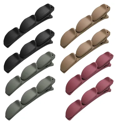 Produktbild von Set mit 8 Haarklemmen für Damen, geeignet für verschiedene Frisuren