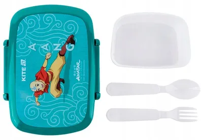 Zdjęcie produktu dla Lunchbox Śniadaniówka ze Sztućcami 750 ml AVATAR KITE