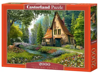 Produktbild von Castorland Toadstool cottage 2000 pcs, 2000 Stück(e), Landschaft, 9 Jahr(e)