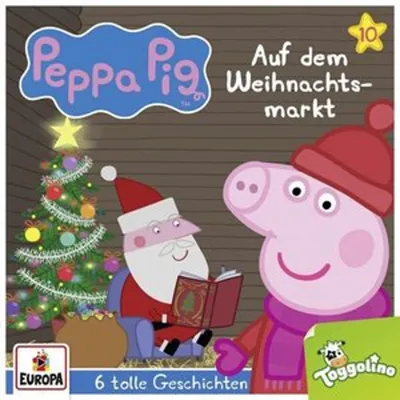 Produktbild von Peppa Pig Hörspiel 10. Auf dem Weihnachtsmarkt (und 5 weitere Geschichten)
