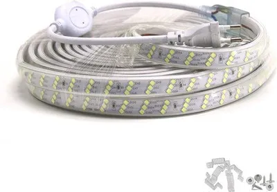 Obrázek produktu pro LED světelný panel 10 m, studená bílá, 2835 SMD, 180 LED/m, 220 V, vodotěsný
