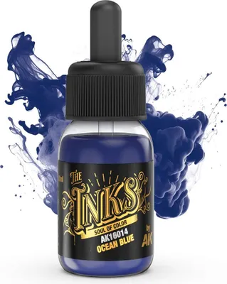 Zdjęcie produktu dla AK Interactive The INKS Ocean Blue