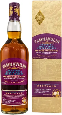 Produktbild von Tamnavulin French Cabernet Sauvignon Cask Finish - Single Malt Scotch Whisky