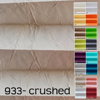 Produktbild von Plissee aschgrau crushed (933) Fenster Tür  ohne Bohren BxL: 120 x 240 cm  Klemmfix Rollos