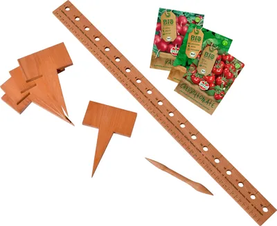 Produktbild von Pflanzen-Starter-Set aus Buchenholz