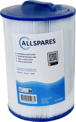 Produktbild von AllSpares Whirlpool Filter geeignet für SC733 / 6CH-49 / FC-0314 (Ø147x209mm) Wasserfilter für Spa / Whirlpool
