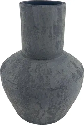 Produktbild von Bodenvase AVION ANTRACIET 40cm - anthrazit grau, Keramik, Ø29cm CreaFlor Home