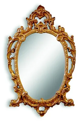 Produktbild von Klassischer Großer Spiegel Wandspiegel Hängespiegel Holz Gold Garderobe 64x104cm