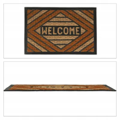 Produktbild von Relaxdays Kokos Fußmatte Welcome 60x40 cm für die Tür