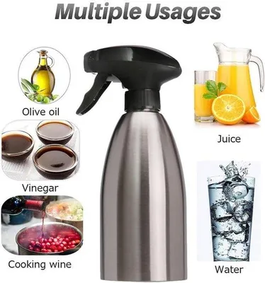 Produktbild von Roestvrijstalen Sprühschlauch - vielseitig für Haare, Pflanzen und Kochen - 16 oz