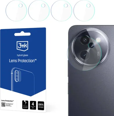 Produktbild von 3mk Hybridglas Lens Protection für Vivo Y200i Kamera Objektiv Kameralinse 0,16mm 6H (4 Stück)