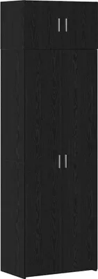 Image de Armoire de rangement 3 pcs Chêne noir