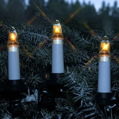 Produktbild von Best Season Kerzenkette outdoor, 16teilig klare Birnchen, Single Wire, 410-55