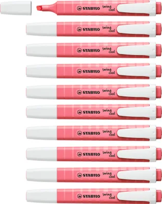 Produktbild von STABILO Textmarker -  swing cool Pastel - 10er Pack - Kirschblütenrosa