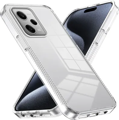 Produktbild von Hülle für Xiaomi Redmi Note 12 Pro Rutschfest Kristallklare Stoßfeste TPU Bumper Handyhülle Transparent