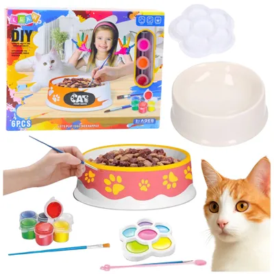 Obrázek produktu pro Kreativní sada Miska na malování Štětce Diy 6 ks.