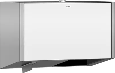 Produktbild von KWC AR WC-Doppelrollenhalter, EXOS, Edst.,  280x193x147 mm, AP, Front ESG weiß