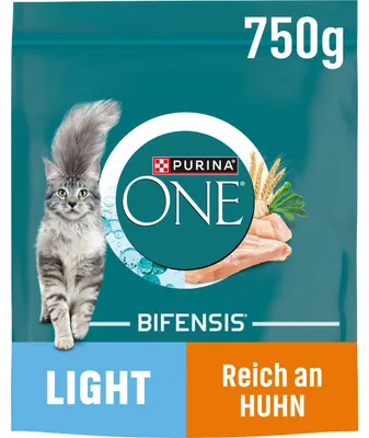 Productafbeelding van PURINA ONE BIFENSIS Light, droogvoer voor katten, rijk aan kip, 6 x 750g