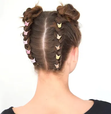 Produktbild von Schmetterling Haarspangen - 50 Stück, Mini, Für Mädchen, Klein, Niedlich - Bunt