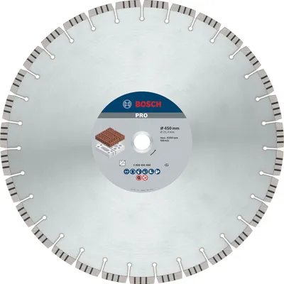 Produktbild von PRO Abrasive Diamanttrennscheibe, 450 x 25,4 mm