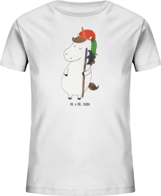 Produktbild von Mr. & Mrs. Panda Kleinkinder T-Shirt Einhorn Junge 12-14 Jahre (152/164) - Weiß - Geschenk, Unicorn, Einhörner, Kindershirt, Bio Kinder, Baumwollshirt, Teenager, Jungen