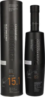 Produktbild von Bruichladdich Octomore 15.1 + Box 700ml 59,1% Vol.
