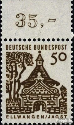 Produktbild von Briefmarken BRD (BR.Deutschland) 1964 Mi 458 Oberrandstück postfrisch Bauwerke