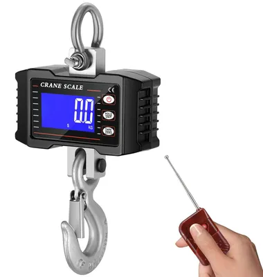Digitale Kranwaage 1000 kg mit Fernbedienung, LCD-Display