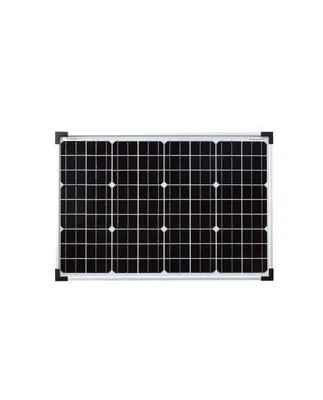 Obrázok produktu pre enjoy solar® solárny panel klasický monokryštalický solárny modul 50 W 36 V (strieborný rám), 158,75 mm Perc články, 0 % DPH.