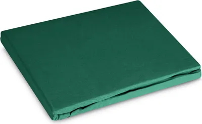 Zdjęcie produktu dla Prześcieradło z gumką Basic 200x220 +30 cm bawełna zielone