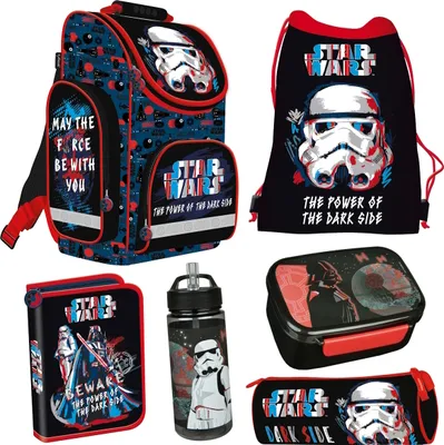 Produktbild von Star Wars - Power of the Dark Side - 6 teiliges Schulranzen Set