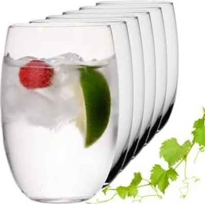 Produktbild von IMPERIAL glass Trinkgläser Set 6 Stück - Wasserglas/Saftglas 500ml aus Crystalline Glas spülmaschinenfest