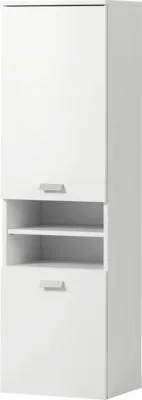 Obrázok produktu pre Vysoká skrinka Möbelpartner Mona biela 30,3 x 138,3 x 32 cm