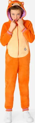 Produktbild von Rote Katze Onesie für Kinder Kindergröße: 98-104