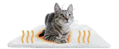 Produktbild von Famanu selbstwärmende Decke für Katzen und Hunde - 60 x 45 cm, innovative und umweltfreundliche Wärmematte