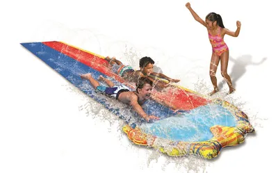 Produktbild von Speed Wasserrutsche Doppel mit Sprinkler