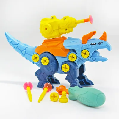 Produktbild von DIY Triceratops Robo-Dino Spielzeug mit Katapult
