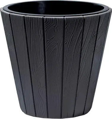Zdjęcie produktu dla Okrągła doniczka Woode Ø 488 mm szara