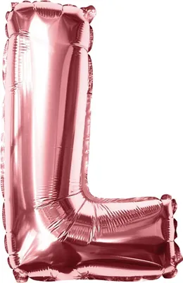 Produktbild von Oblique Unique Folien Luftballon Buchstabe L Geburtstag JGA Hochzeit Party Deko Ballon - roségold