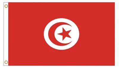 Immagine prodotto di Bandiera tunisina - Bandiera della Tunisia - Bandiera tunisina - Tunisia - Bandiera nazionale - 150/90 cm - CHPN
