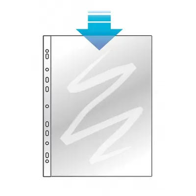 Produktbild von A4 Dokumententasche Office Products PP Kristall 100 Stück