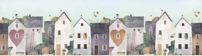 Produktbild von Sanders & Sanders selbstklebende Tapetenbordüre Stadtblick Mehrfarbig 10 x 500 cm