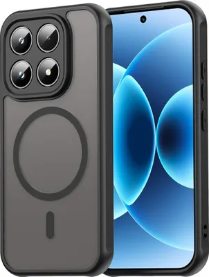 Produktbild von ShadowGuard MagSafe Handyhülle für Xiaomi 17 Frosted Hybrid Kameraschutz Schwarz