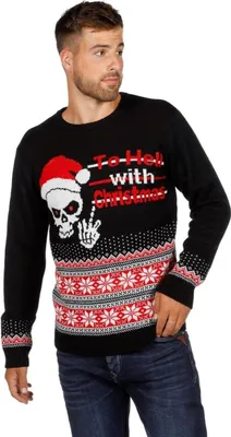 Produktbild von Weihnachtspulli Totenkopf XXL